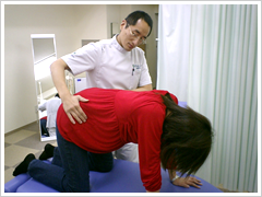 ストレッチ指導風景