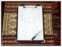 カウンセリングシート写真