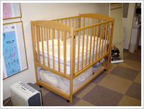 ベビーベッド写真